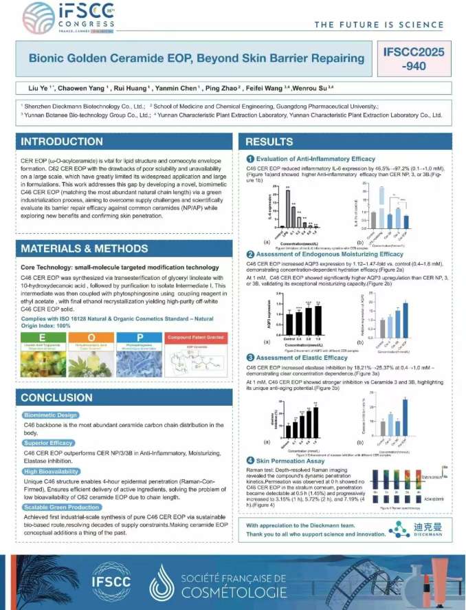 Dieckmann Launches Two Innovative Ceramides at IFSCC 2025(图2)